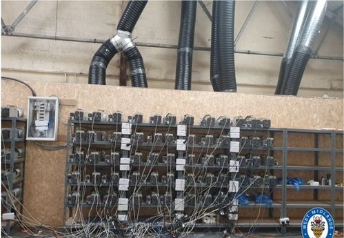 Large-scale mining farm with custom environmental controls
