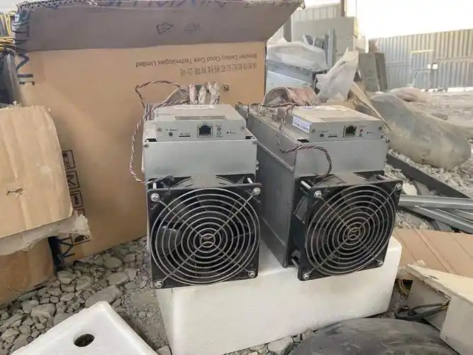 A modern mining rig setup showcasing enhanced security features and robust hardware configuration